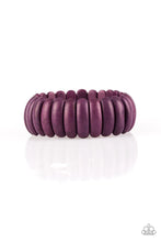 Load image into Gallery viewer, Peacefully Primal Purple Bracelet