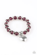 Load image into Gallery viewer, Need I Say Amour? Purple Bracelet