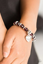 Load image into Gallery viewer, Need I Say Amour? Purple Bracelet