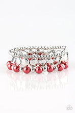 Load image into Gallery viewer, Girly Girl Glamour Red Bracelet