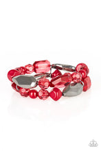 Load image into Gallery viewer, Rockin Rock Candy Red Bracelet