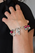 Load image into Gallery viewer, Lady Love Dove Red Bracelet