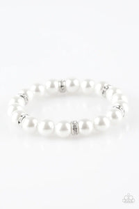 Exquisitely Elite White Bracelet