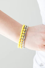 Load image into Gallery viewer, Very Vivacious Yellow Bracelet
