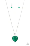 Load image into Gallery viewer, Warmhearted Glow Green Necklace