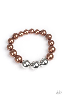 All Dressed Uptown Brown Bracelet