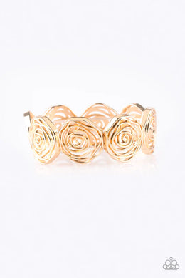Beat Around the Rosebush Gold Bracelet