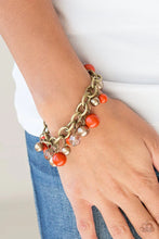 Load image into Gallery viewer, Grit and Glamour Orange Bracelet