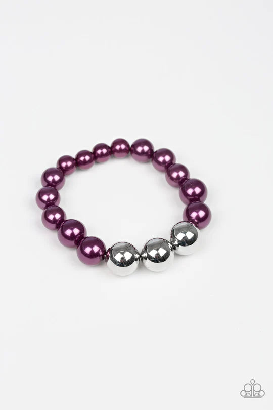 All Dressed Uptown Purple Bracelet