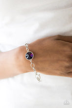 Load image into Gallery viewer, All Aglitter Purple Bracelet