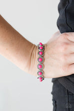 Load image into Gallery viewer, Globetrotter Goals Pink Bracelet