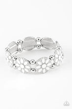 Load image into Gallery viewer, Dancing Dahlias White Bracelet