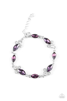 At Any Cost Purple Bracelet