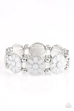 Load image into Gallery viewer, Dancing Dahlias Silver Bracelet