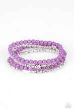 Load image into Gallery viewer, Blooming Buttercups Purple Bracelet