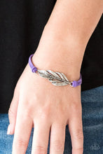 Load image into Gallery viewer, Faster Than Flight Purple Bracelet