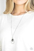 Load image into Gallery viewer, Teardrop Tranquility Black Necklace