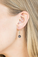 Load image into Gallery viewer, Teardrop Tranquility Black Necklace