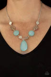 Load image into Gallery viewer, Dew What You Wanna Dew Blue Necklace