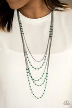 Load image into Gallery viewer, Sprinkled in Starlight Green Necklace