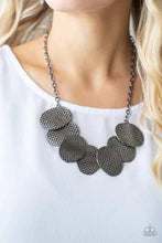 Load image into Gallery viewer, Industrial Wave Black Necklace