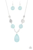 Load image into Gallery viewer, Dew What You Wanna Dew Blue Necklace