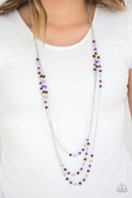 Load image into Gallery viewer, Seasonal Sensation Purple Necklace