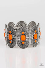 Load image into Gallery viewer, Turn Up the Tropical Heat Orange Bracelet