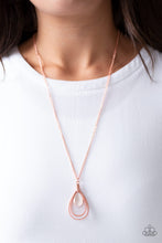Load image into Gallery viewer, Teardrop Tranquility Copper Necklace