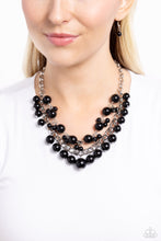 Load image into Gallery viewer, BALLROOM Service Black Necklace