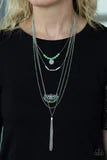 Load image into Gallery viewer, Malibu Mixer Green Necklace