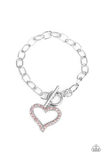 Load image into Gallery viewer, March to a Different Heartbeat Pink Bracelet