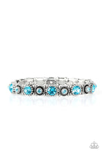 Load image into Gallery viewer, Heavy On the Sparkle Blue Bracelet