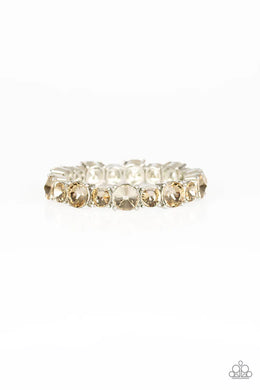 Born to Bedazzle Brown Bracelet