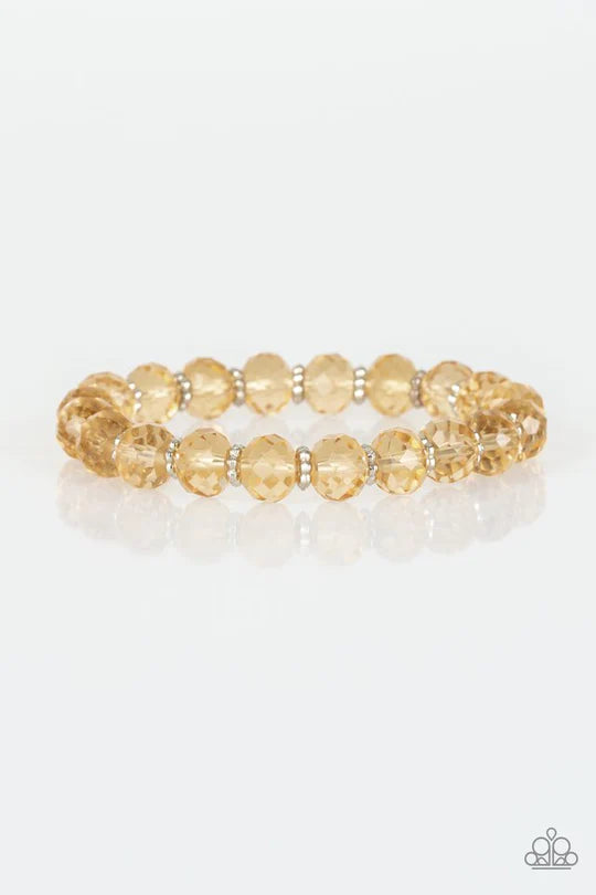 Crystal Candelabras Gold Bracelet