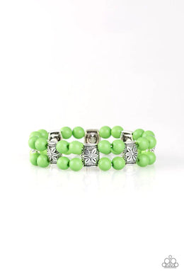 Daisy Debutante Green Bracelet