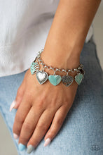 Load image into Gallery viewer, Garden Hearts Green Bracelet