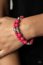 Load image into Gallery viewer, Colorfully Collisions Pink Bracelet