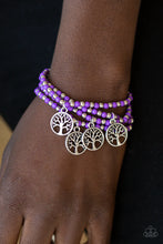 Load image into Gallery viewer, Plant A Tree Purple Bracelet