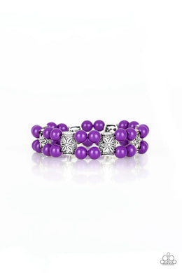 Daisy Debutante Purple Bracelet