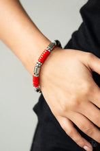Load image into Gallery viewer, Whimsical Wanderer Red Bracelet