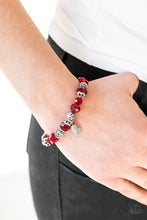 Load image into Gallery viewer, Right On the Romance Red Bracelet