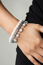 Load image into Gallery viewer, Globetrotter Glam White Bracelet