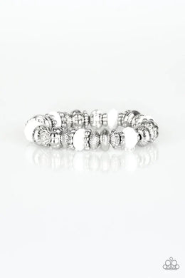 Live Life to the Color-fullest White Bracelet