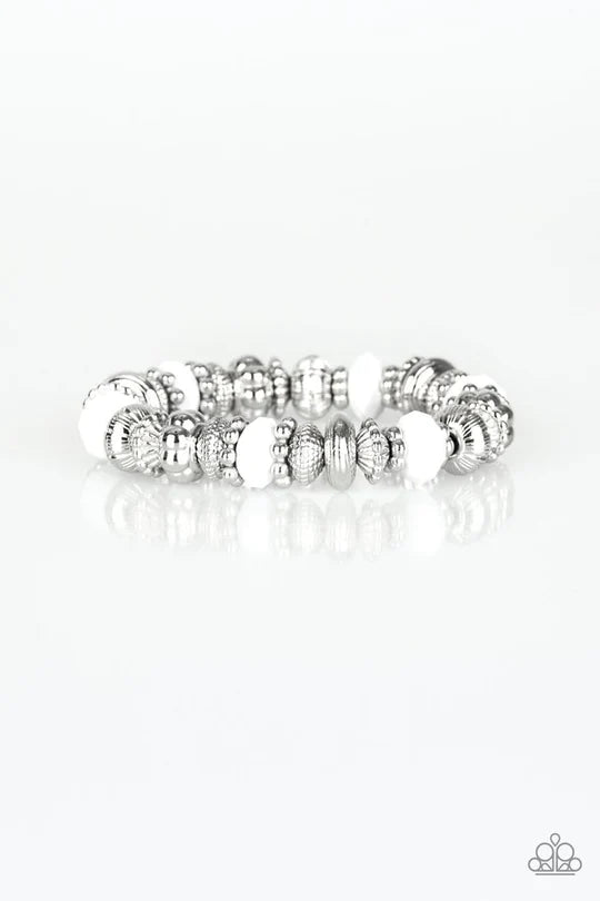 Live Life to the Color-fullest White Bracelet