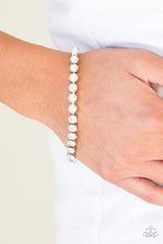 Load image into Gallery viewer, Out Like a Socialite White Bracelet