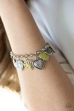 Load image into Gallery viewer, Garden Hearts Yellow Bracelet