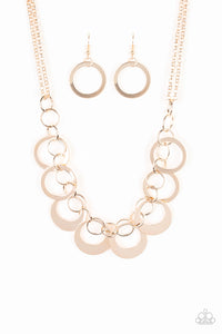 In Full Orbit Rose Gold Necklace