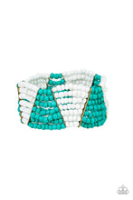 Load image into Gallery viewer, Outback Outing Blue Seed Bead Bracelet