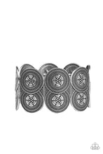 Load image into Gallery viewer, Flirtatious Florals Silver Bracelet